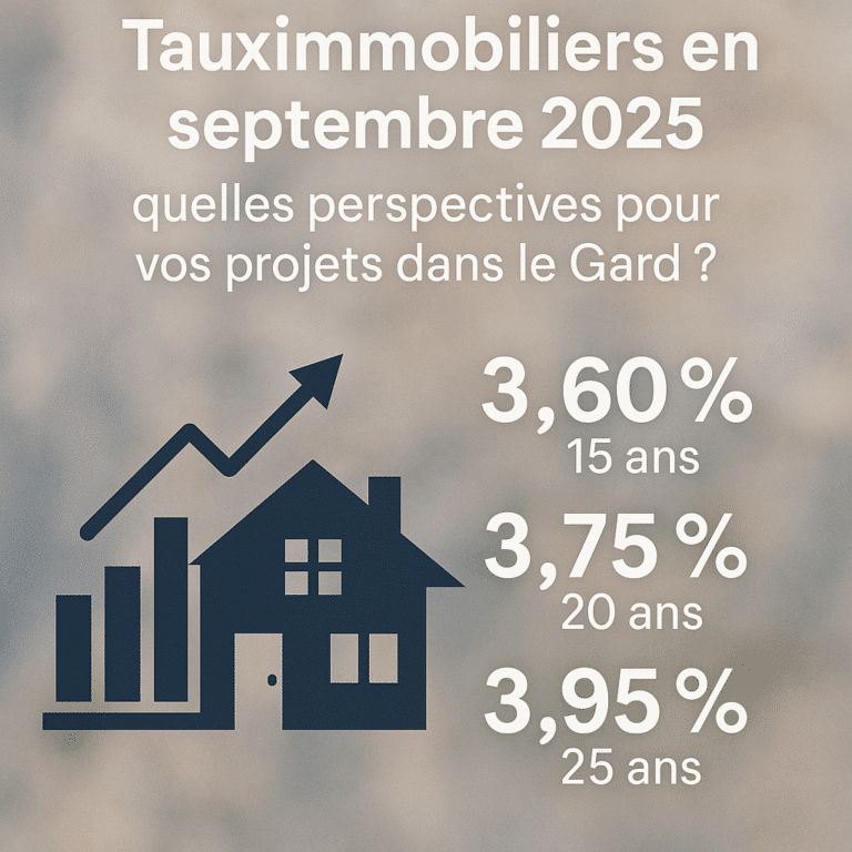 taux immobilier dans le Gard à Septembre 2025